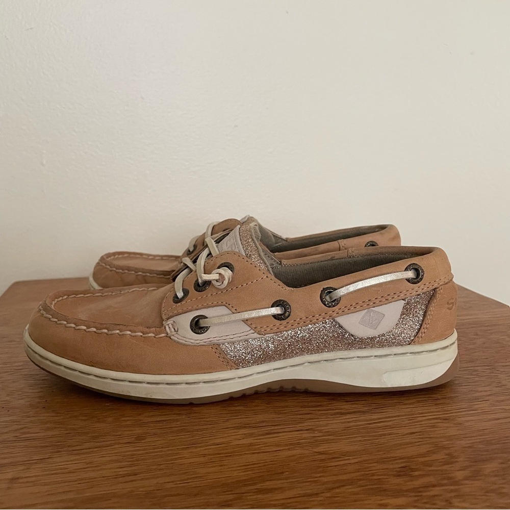 Sperry Women's Tan Moccasins - Picture 6 of 8